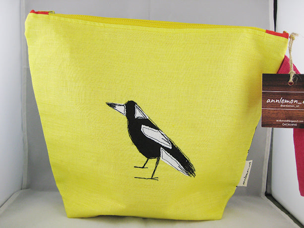 annlemon_art - Project Bag - Yellow Magpie