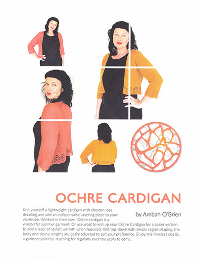 Ambah O'Brien - Pattern - Ochre Cardigan