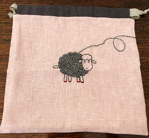 Rosie Hoban - Project Bag - 'Can't pull the wool over my eyes'