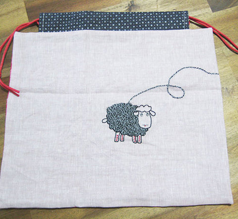 Rosie Hoban - Project Bag - Black Sheep
